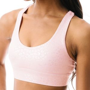 Pink Leopard Unicorn Light n Tight Strappy Bra